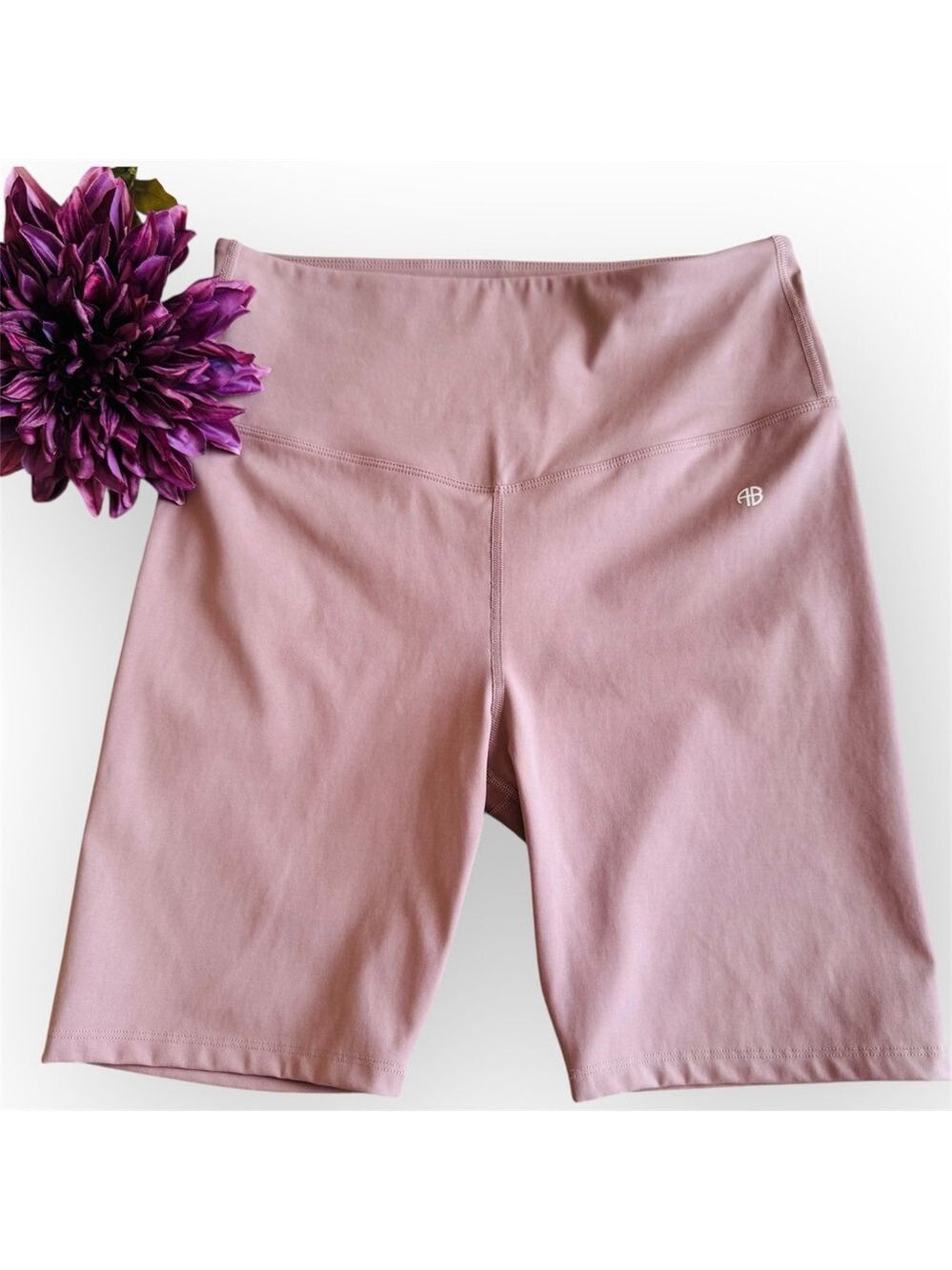 Anine Bing Sport Bike Athletic Shorts Dusty Maeve Medium
